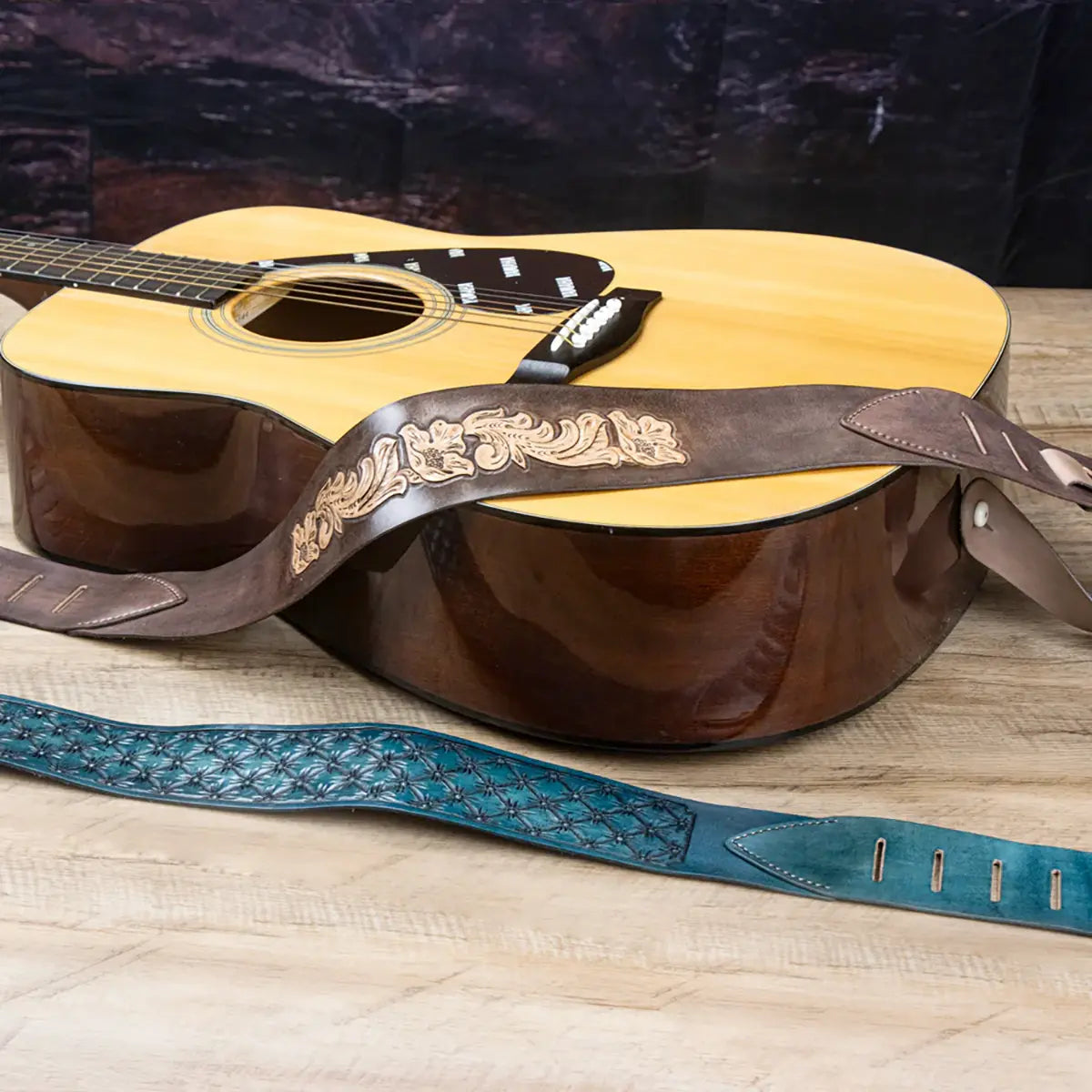 MakerAid Leather Guitar Strap Kit.