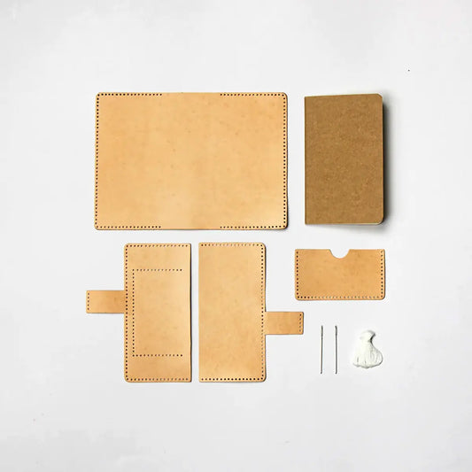 MakerAid Deluxe Leather Field Notes Kit.
