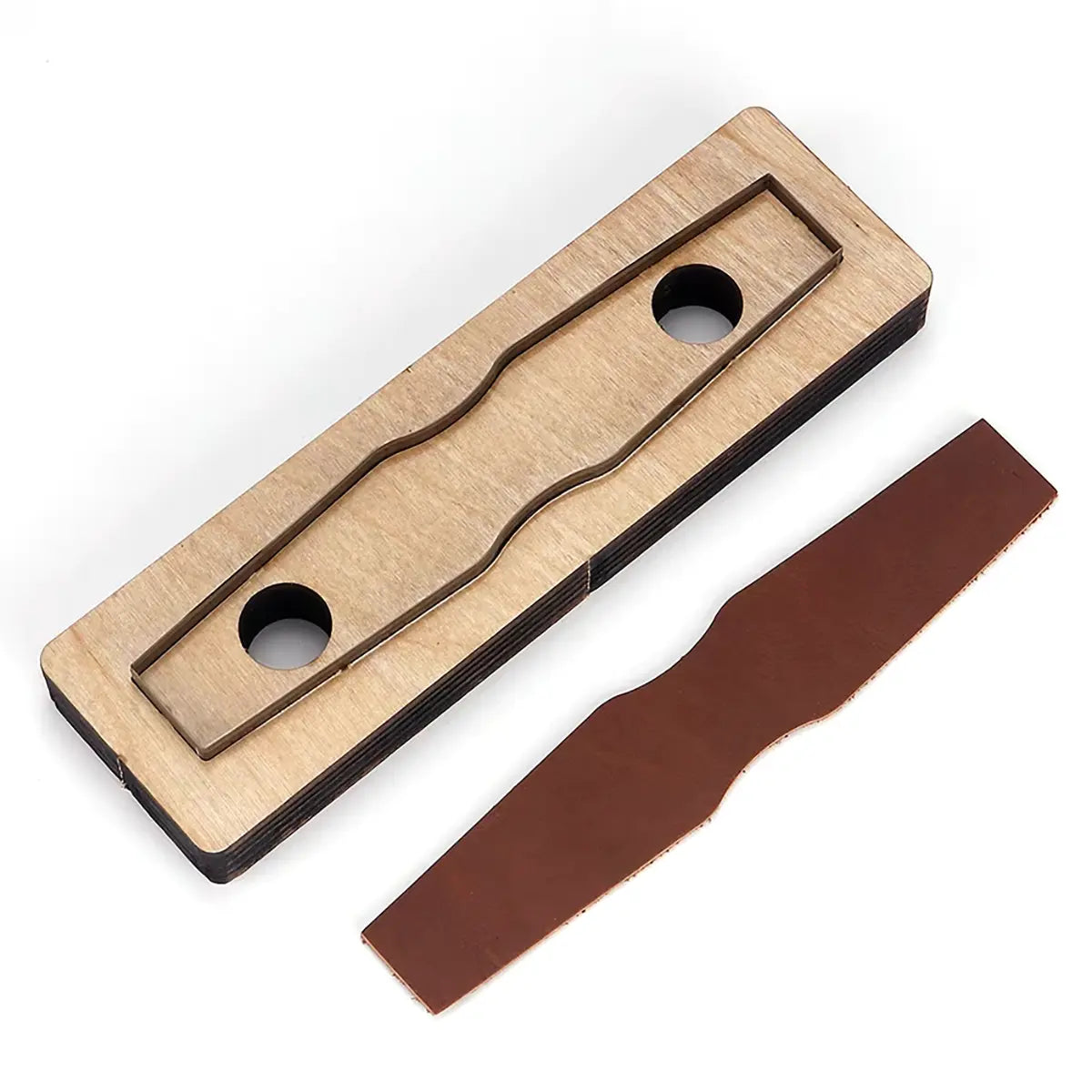 Modern Strap Keychain Cutting Die.