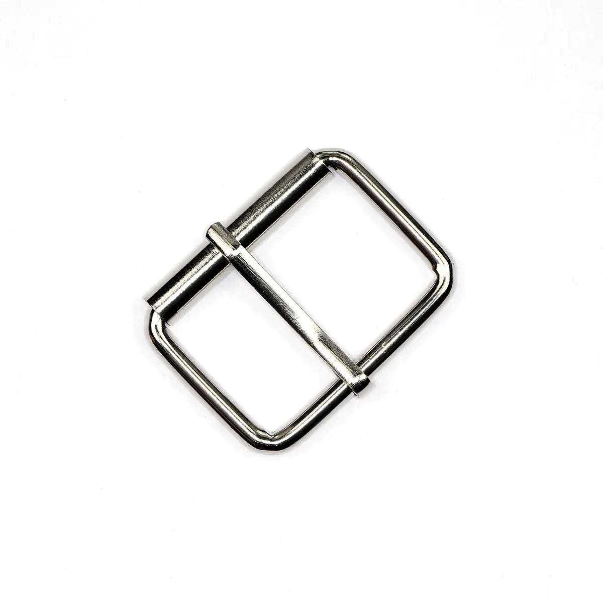 Economy Nickel Roller Buckle, 1 1/2 Inch.