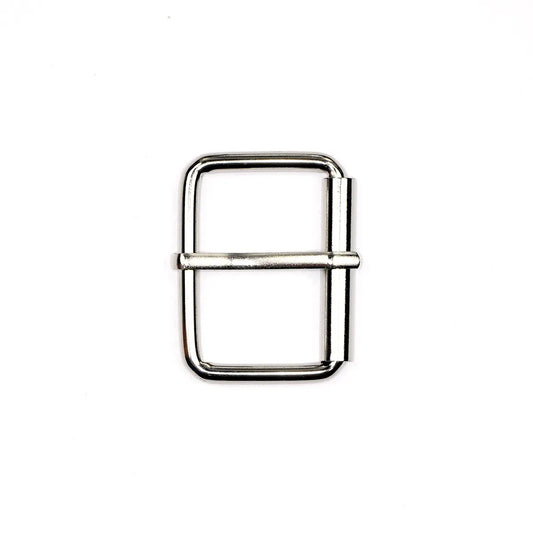 Economy Nickel Roller Buckle, 1 1/2 Inch.
