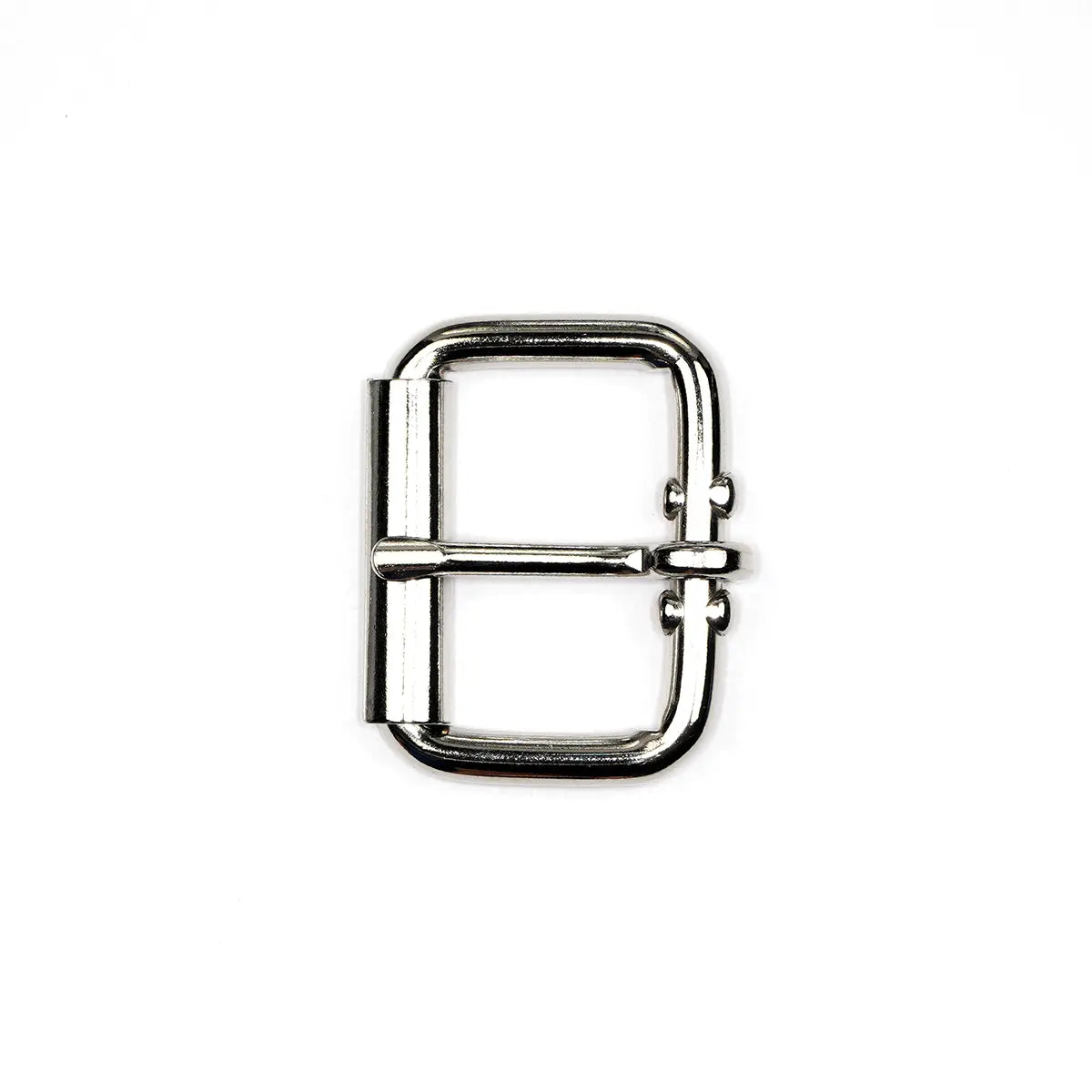 Nickel Steel Roller Buckle, 1 1/2 Inch.