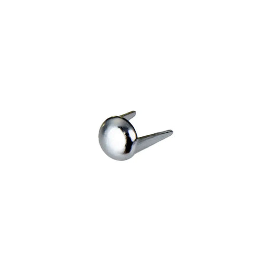 Nickel Plated Round Spots 100 Pack, 4mm.