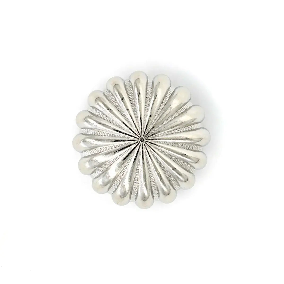 Parachute Nickel Screw Back Concho, 20mm.