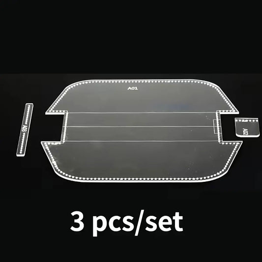Pencil Zipper Case Acrylic Template.