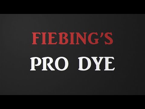 Fiebings Pro Dye - How To Video.
