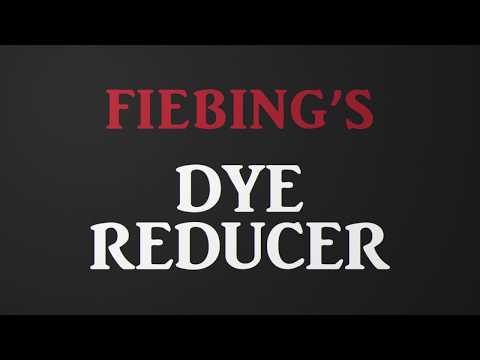 Fiebings Leather Dye Reducer Video.