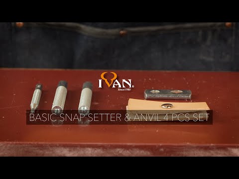 How To Use a Basic Snap Setter and Anvil Set.