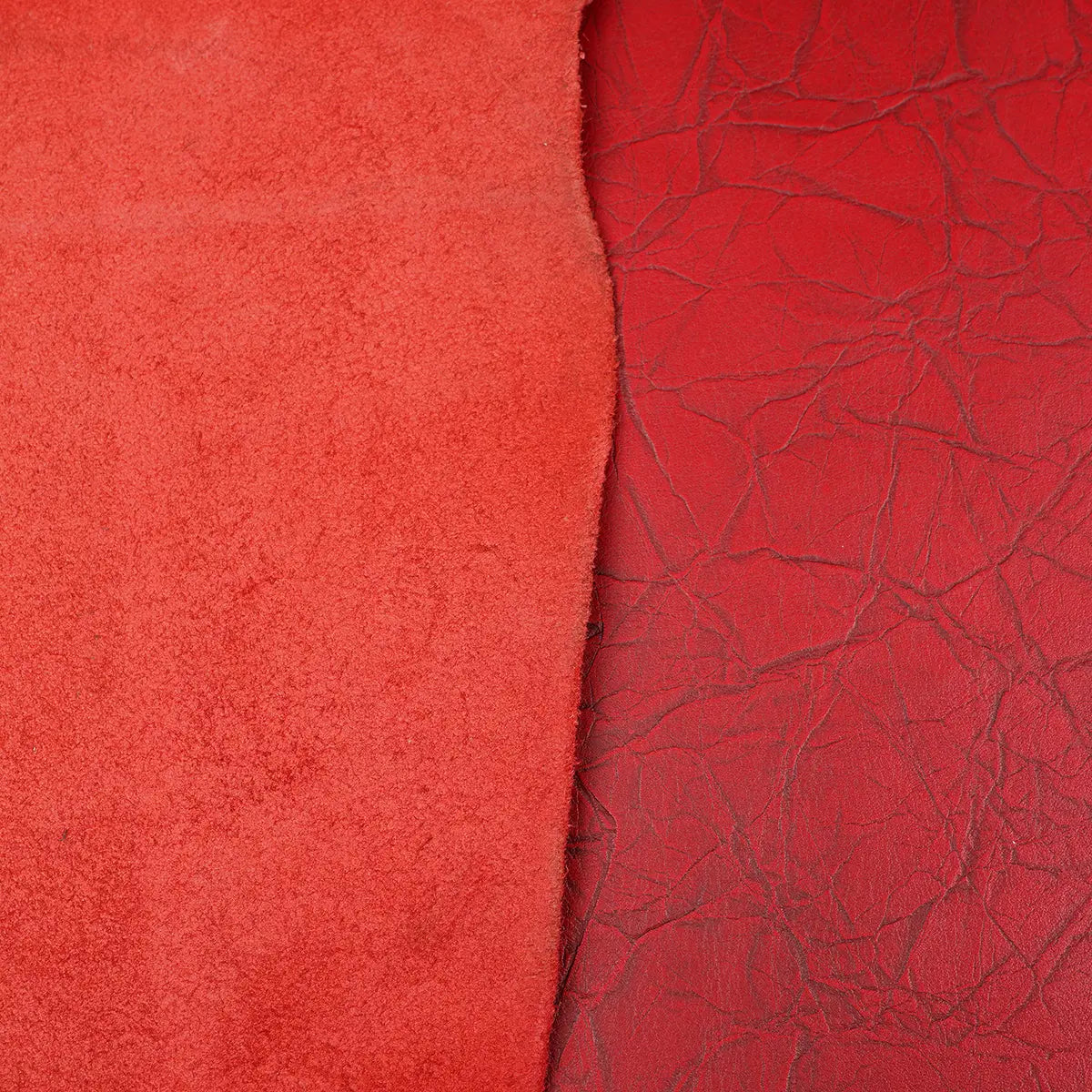Red Crackle Chrome Tan Leather 4-5oz.