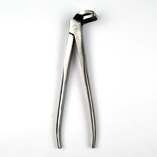 Stainless Steel Angled Flat Nose Leather Pliers 8.5 Inch.