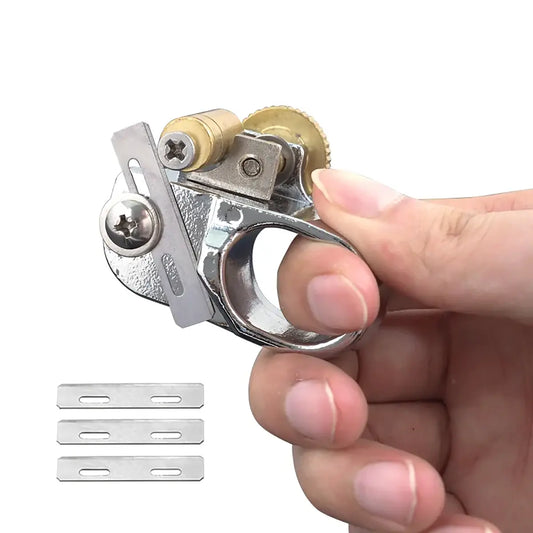 Leather Strap Cutter Ring Style