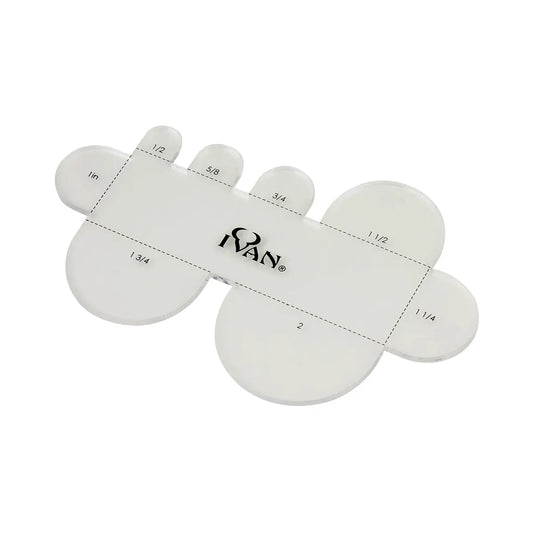 Ivan Round Multi Strap Belt End Template.