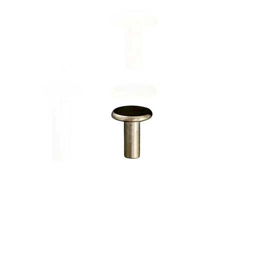 Nickel Semi Tubular Rivets 100 Pack, 8mm.