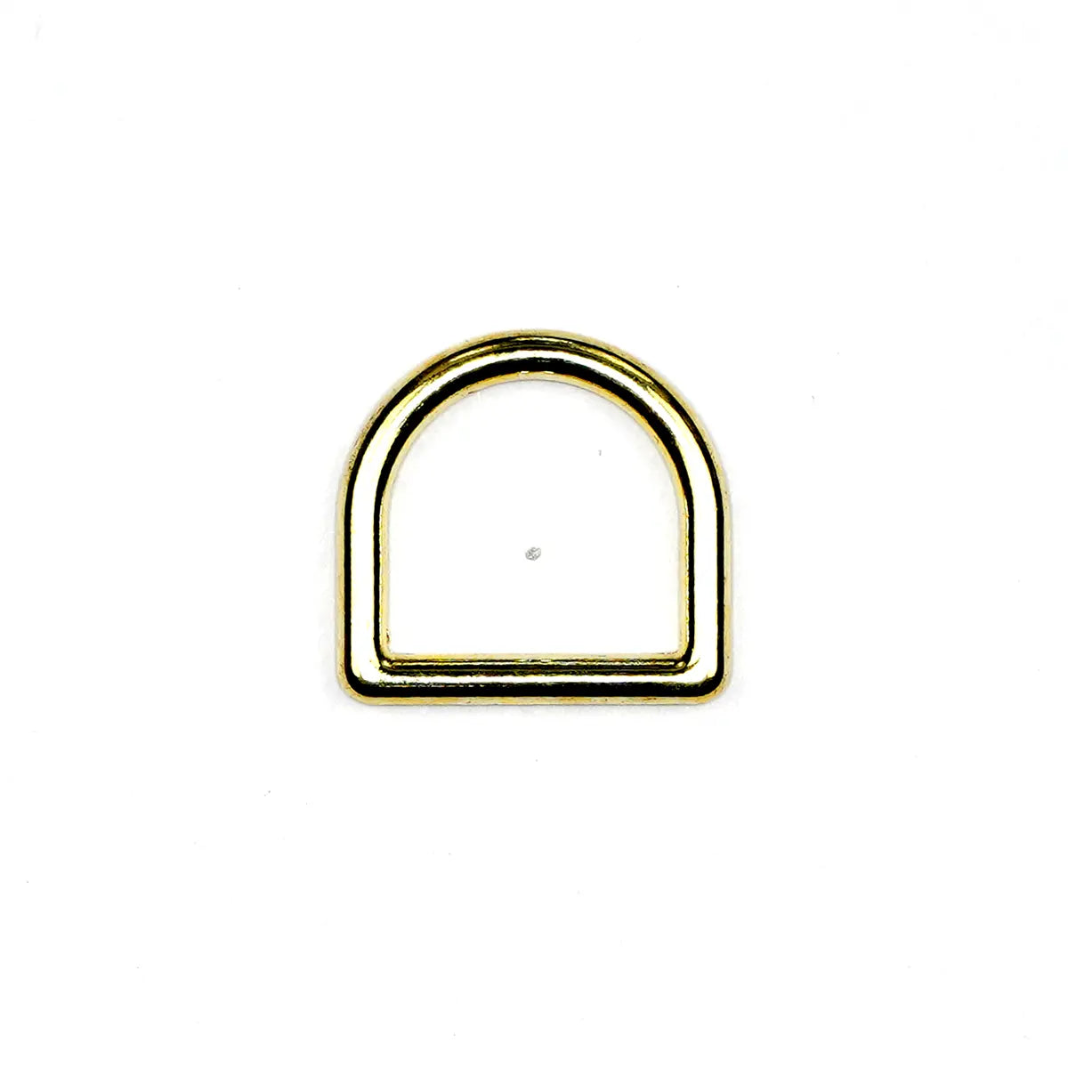 Brass Zinc Alloy D-Ring, 5/8 Inch.