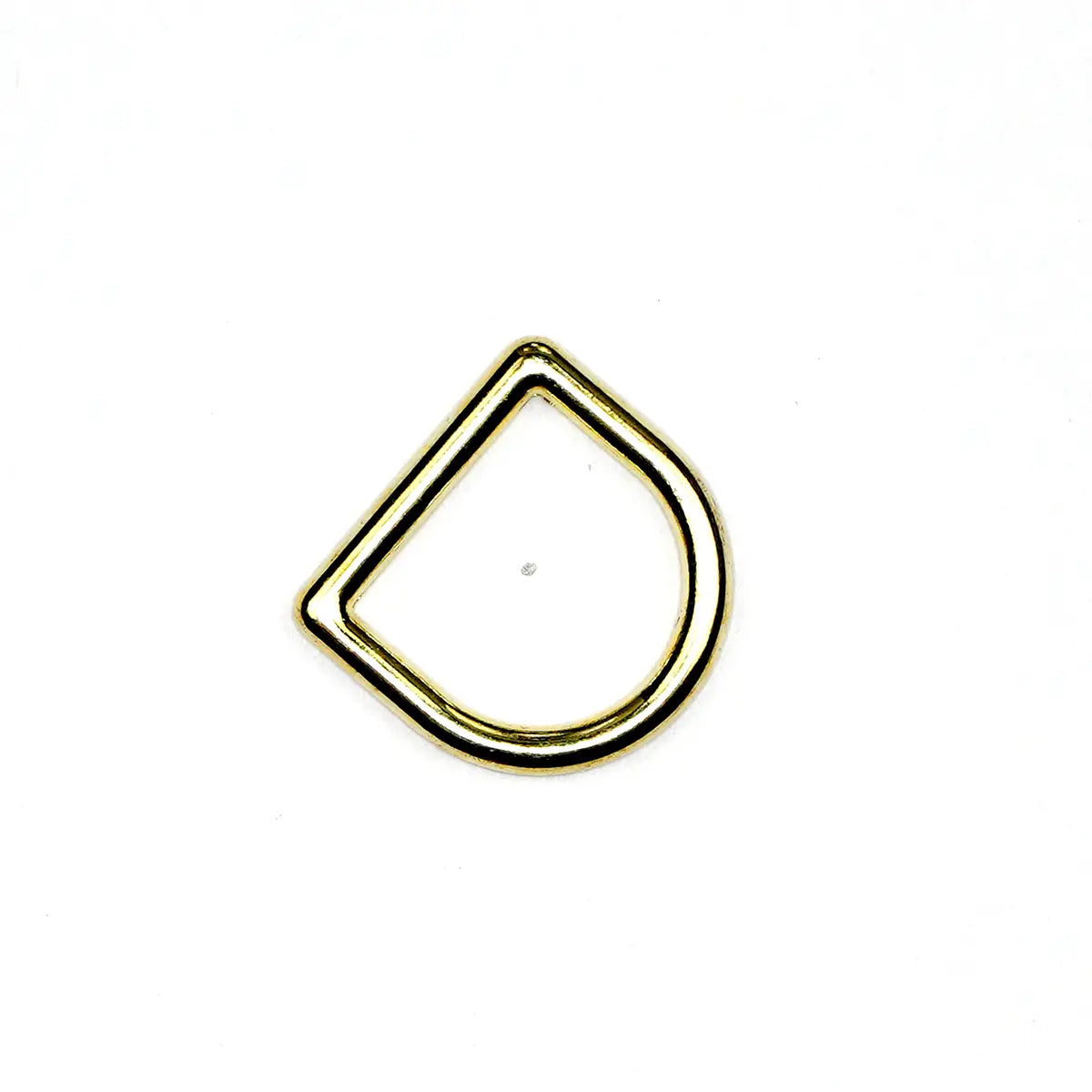 Brass Zinc Alloy D-Ring, 5/8 Inch.