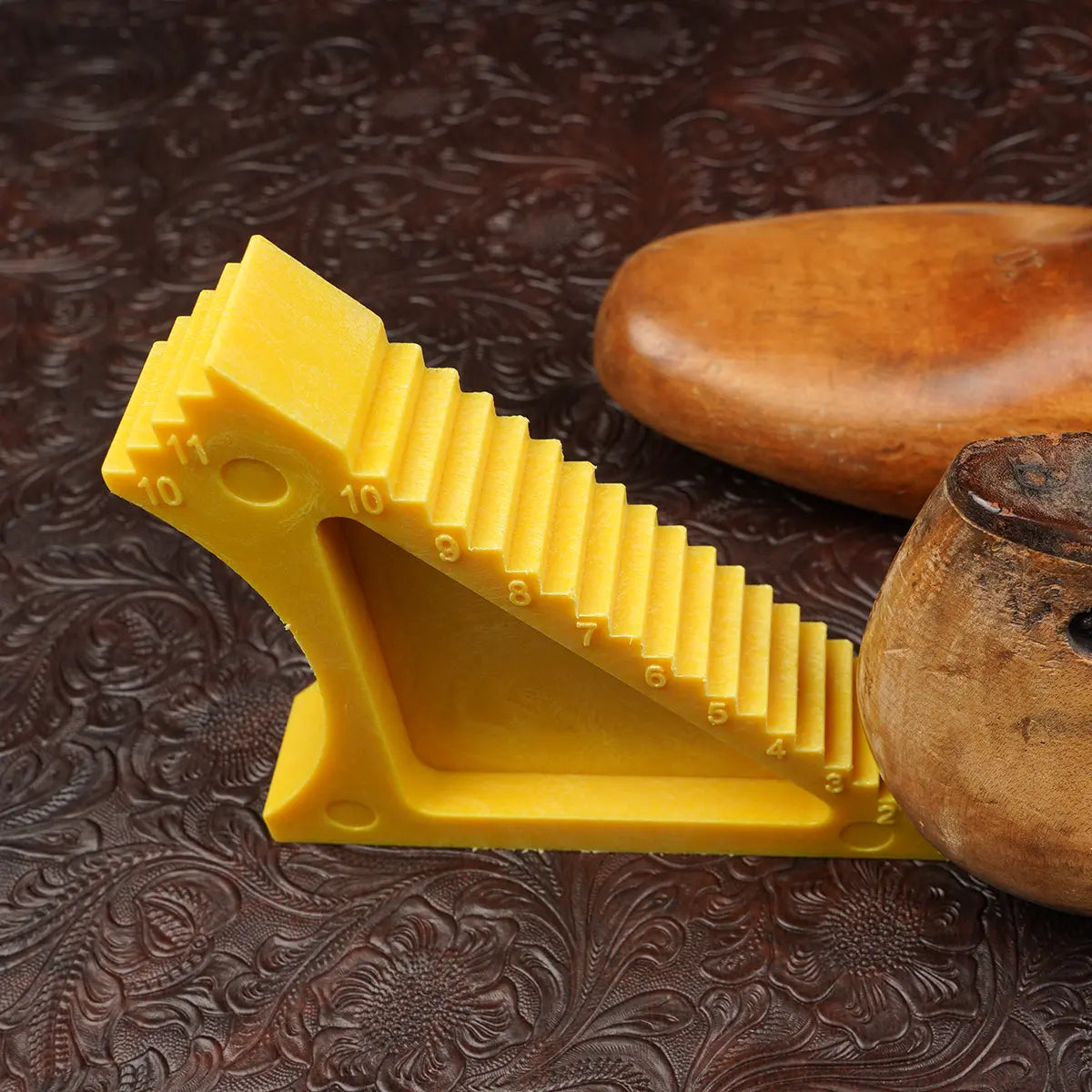 Shoe Last Heel Height Step Tool.