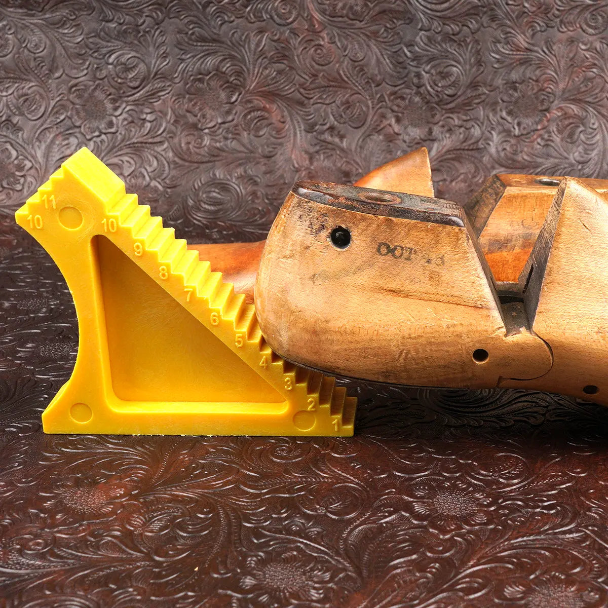 Shoe Last Heel Height Step Tool.