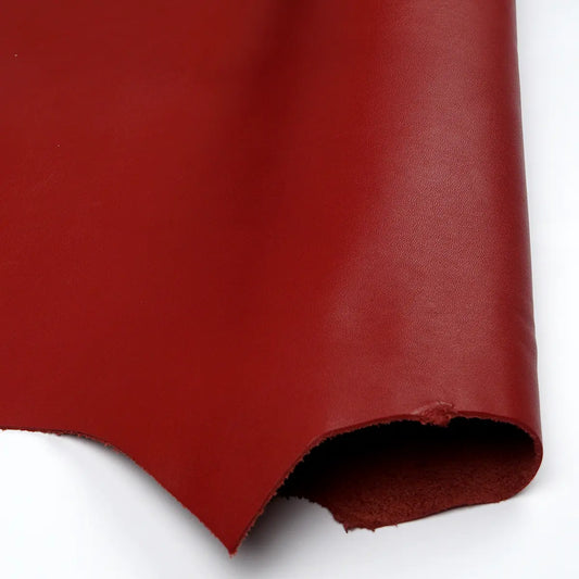 Dark Red Siena Italian Bag Leather 4-5 oz.