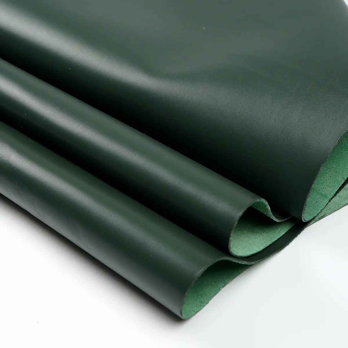 Dark Green Siena Italian Bag Leather 3-4oz.