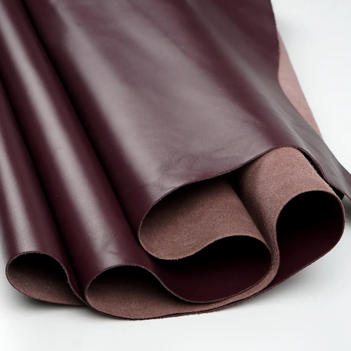 Plum Siena Italian Bag Leather 3-4oz.