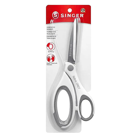 Singer 8.5 Inch Sewing Fabric Scissors with Comfort Grip