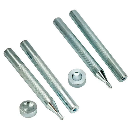 Single Cap Glove Snap Setter and Anvil 3Pcs Set.