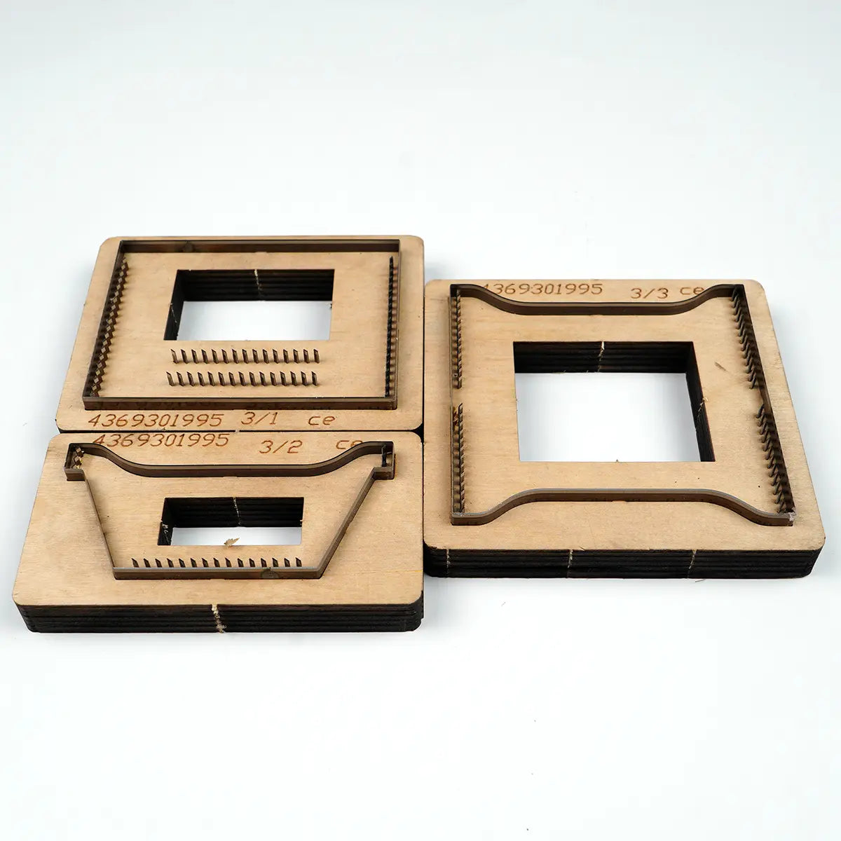 Six Pocket Card Wallet Leather Cutting Die.