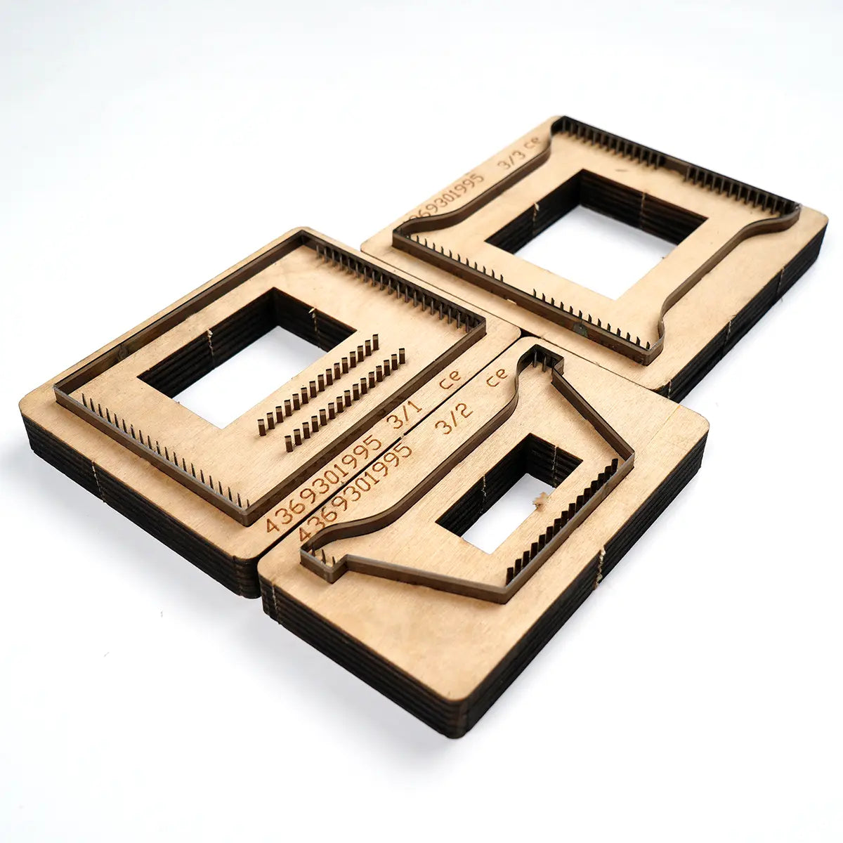 Six Pocket Card Wallet Leather Cutting Die.