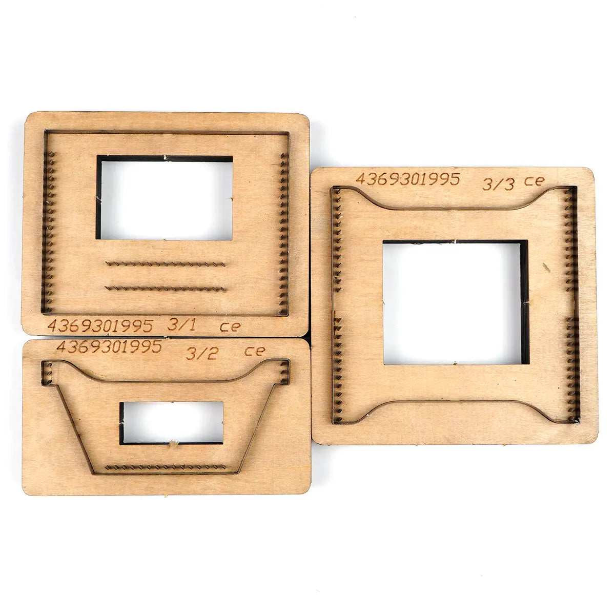 Six Pocket Card Wallet Leather Cutting Die.