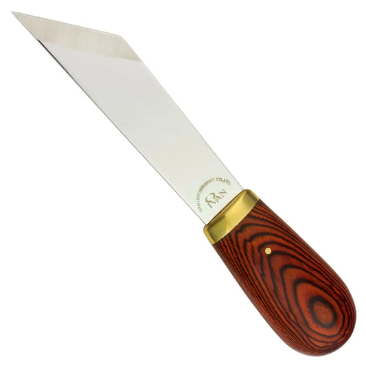 Stainless Steel English Style Skiving Knife for Leatherworkers.