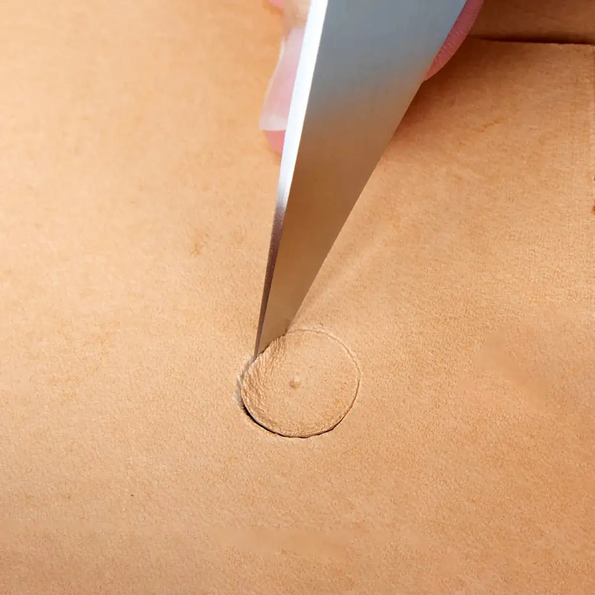 French Angled Trim Knife for Leathercraft and Shoemaking.