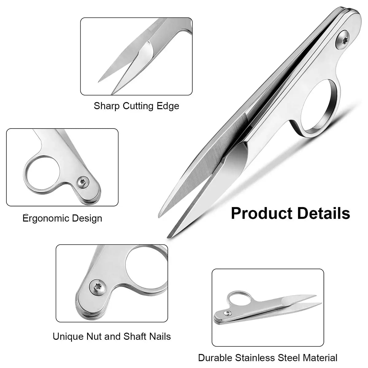 Stainless Steel Thread Snippers