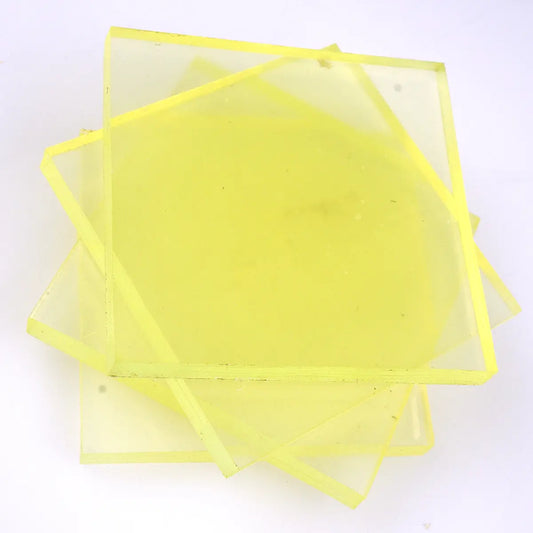 Small Polyurethane Punching Mat, 100mm x 100mm x 10mm.