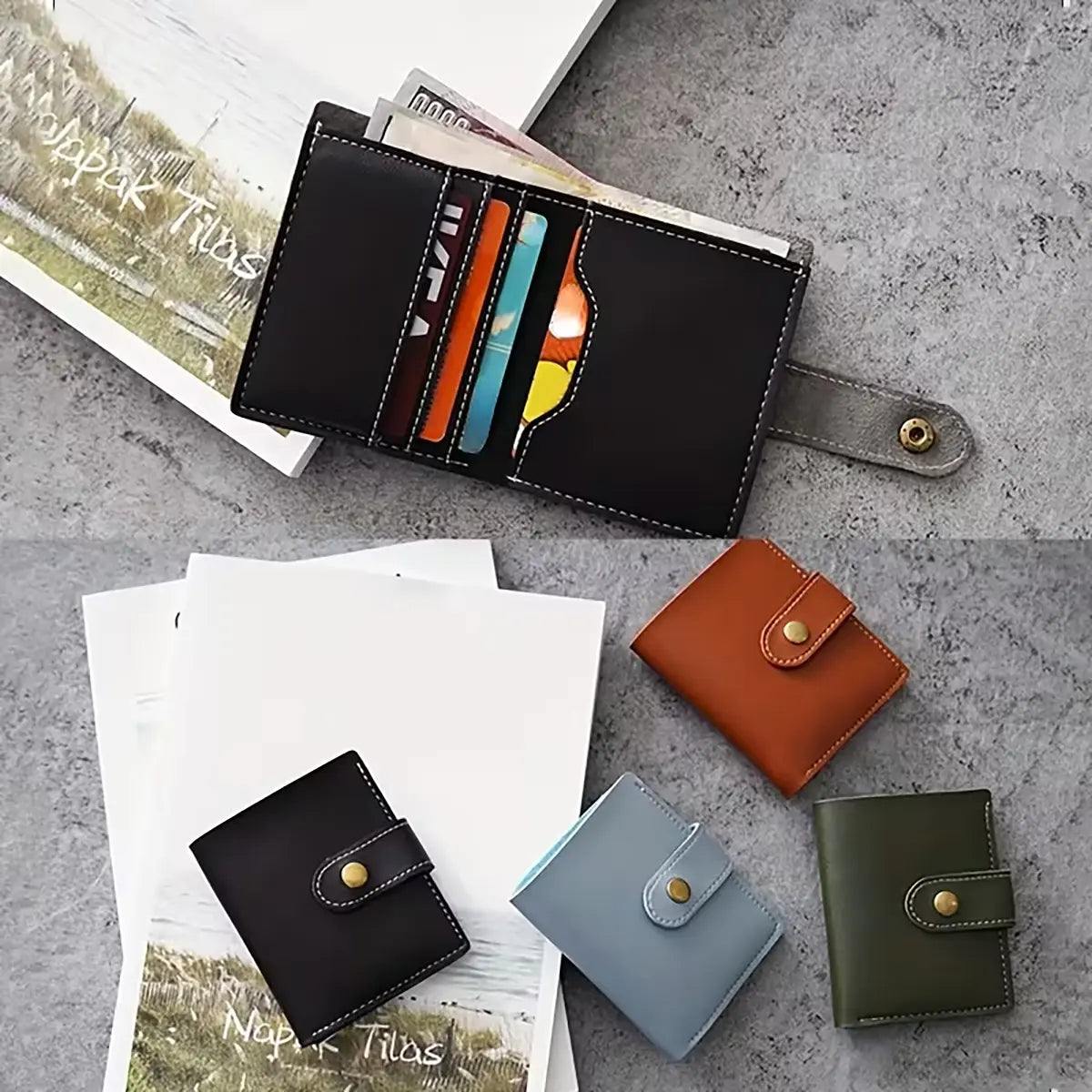 Snap Bifold Wallet Acrylic Template.
