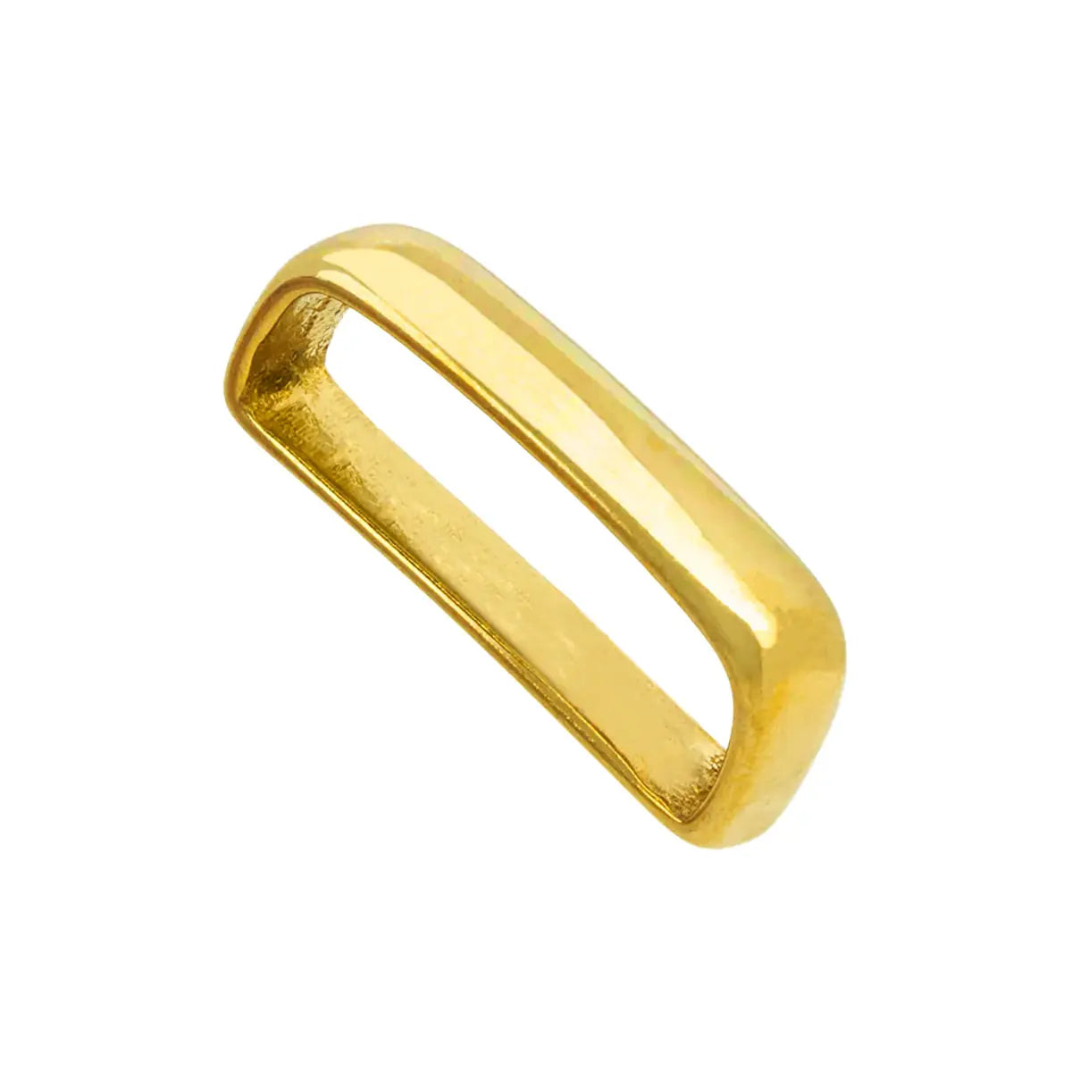 Solid Brass Belt Keeper Loops.