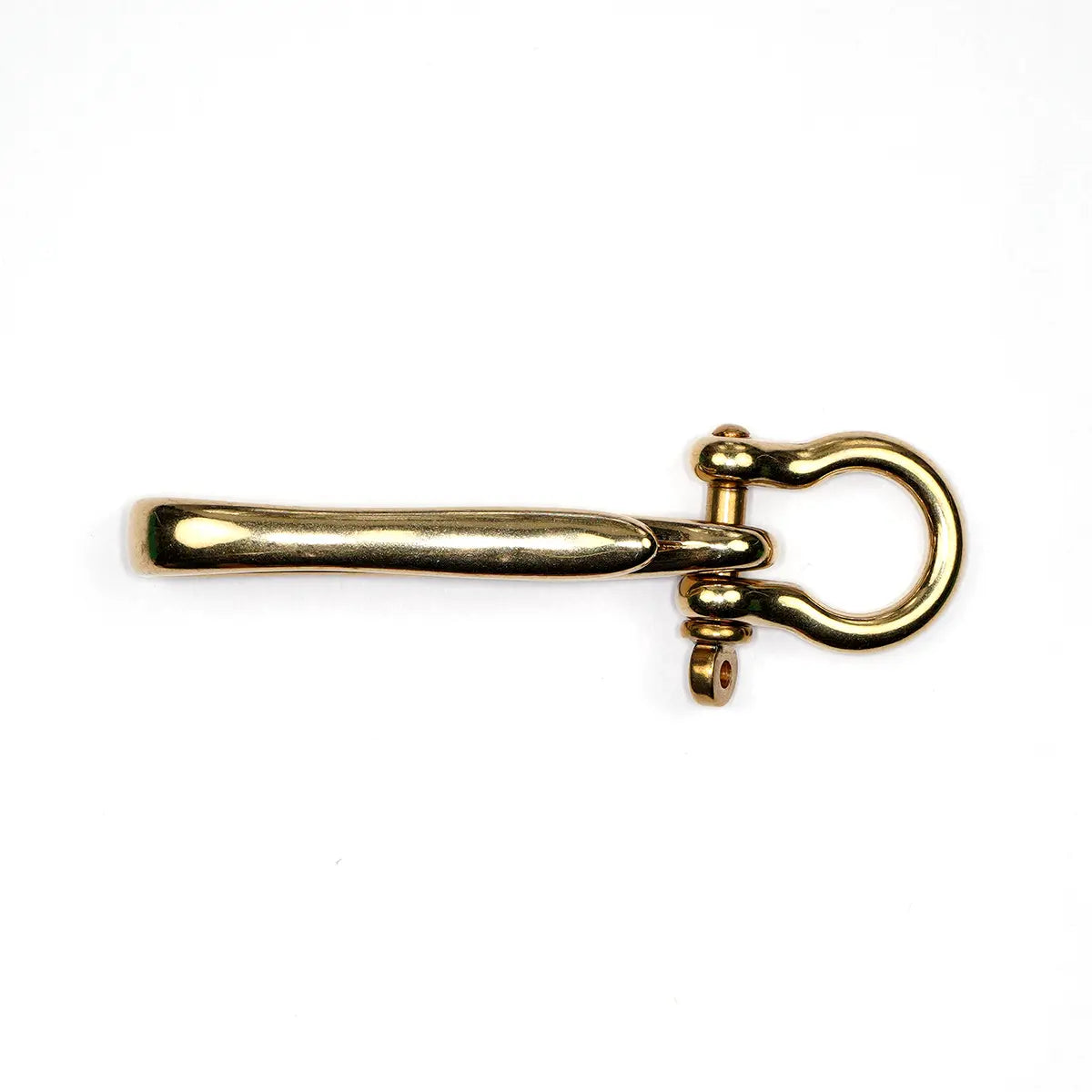Solid Brass Belt Hook with Shackle.