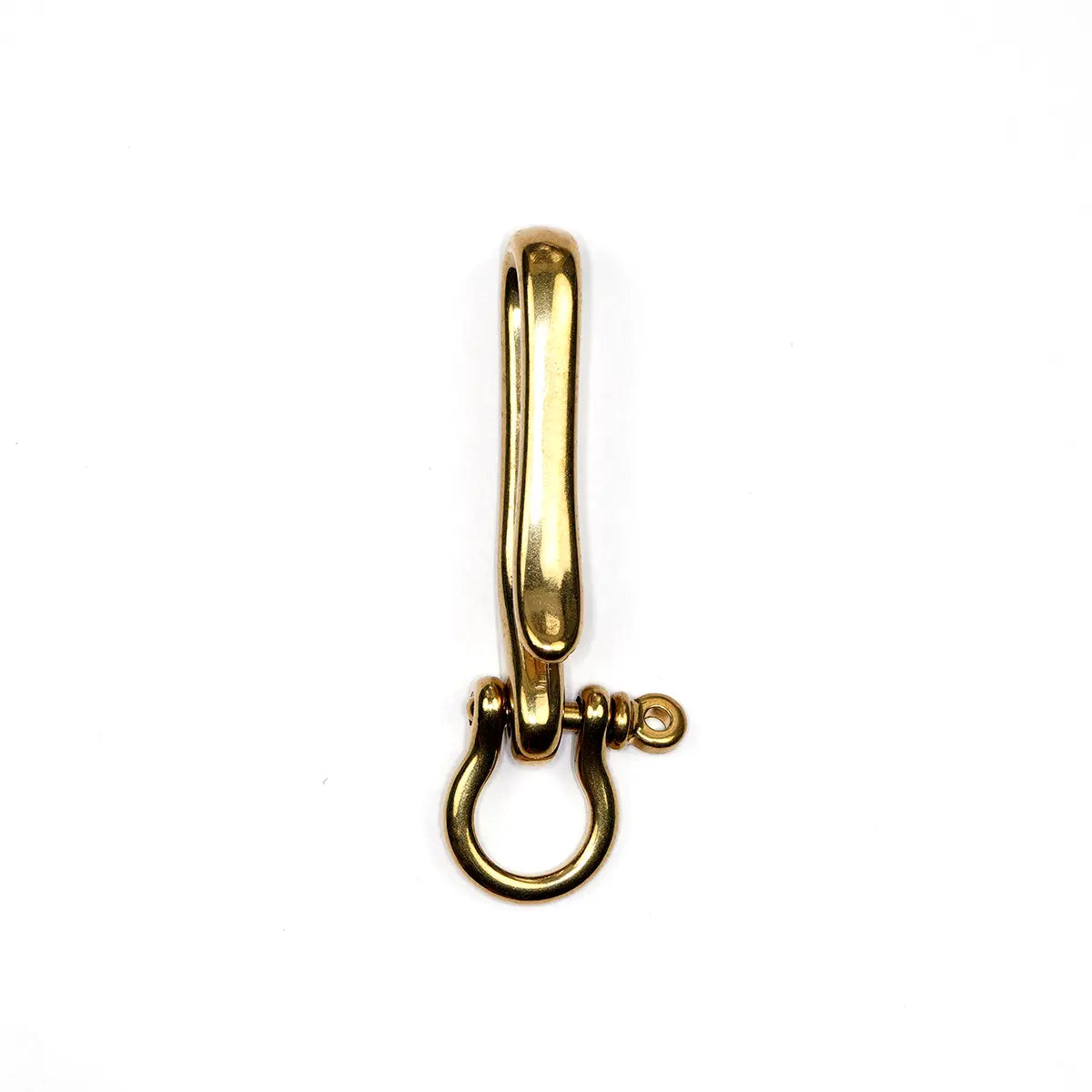 Solid Brass Belt Hook with Shackle.