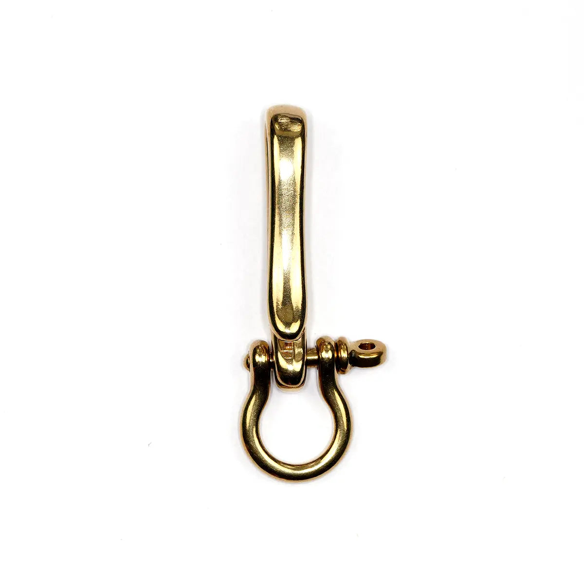 Solid Brass Belt Hook with Shackle.