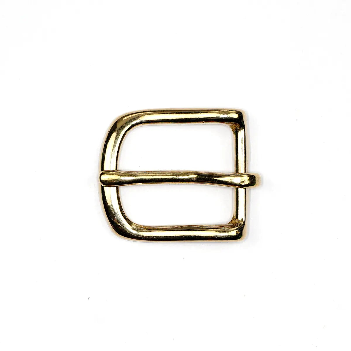 Solid Brass Heel Bar Buckle.