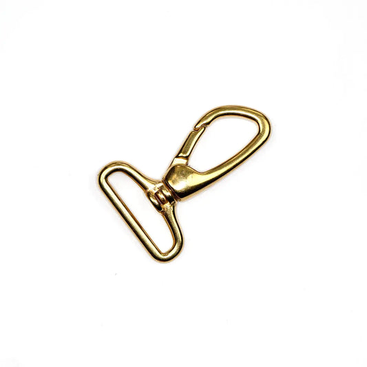 Solid Brass Lobster Swivel Snaps.