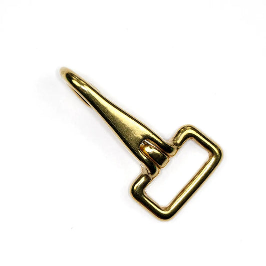 Solid Brass Halter Snaps.