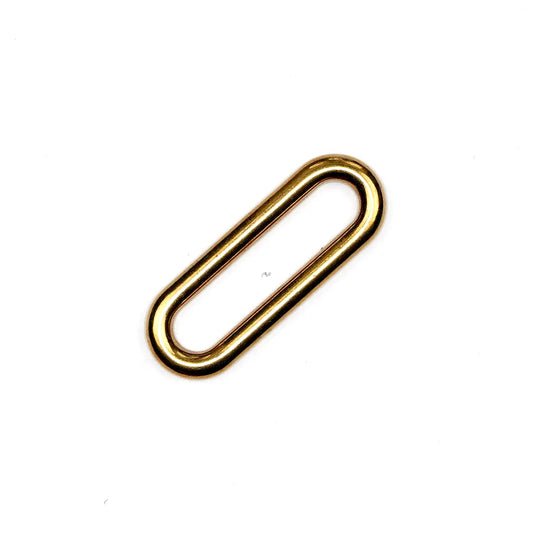 Solid Brass Cast Oval Rings.