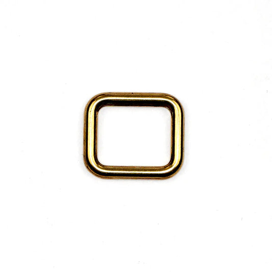 Solid Brass Cast Rectangle Rings.