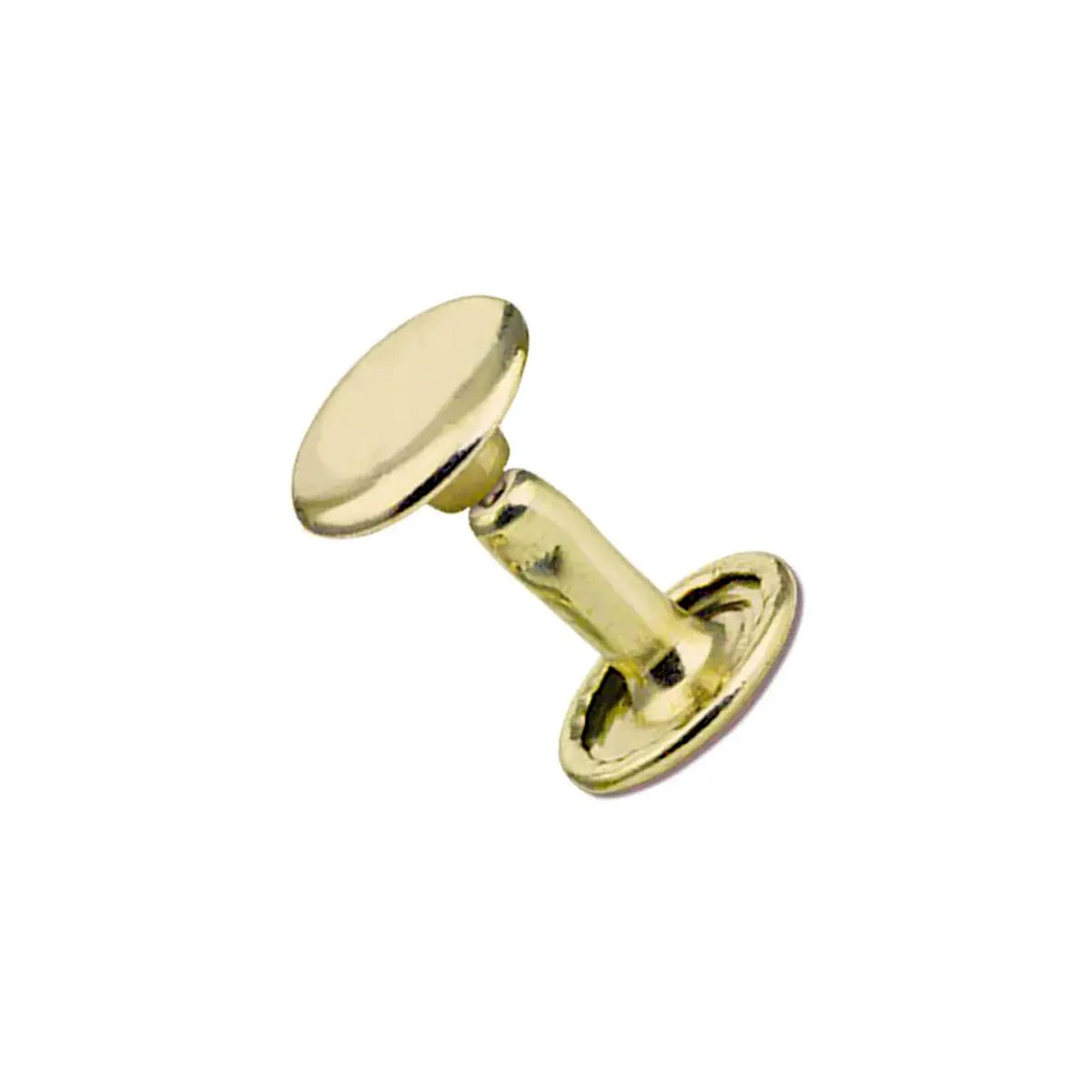 Ivan Solid Brass Rivets 100 Pack, 9mm x 9mm.