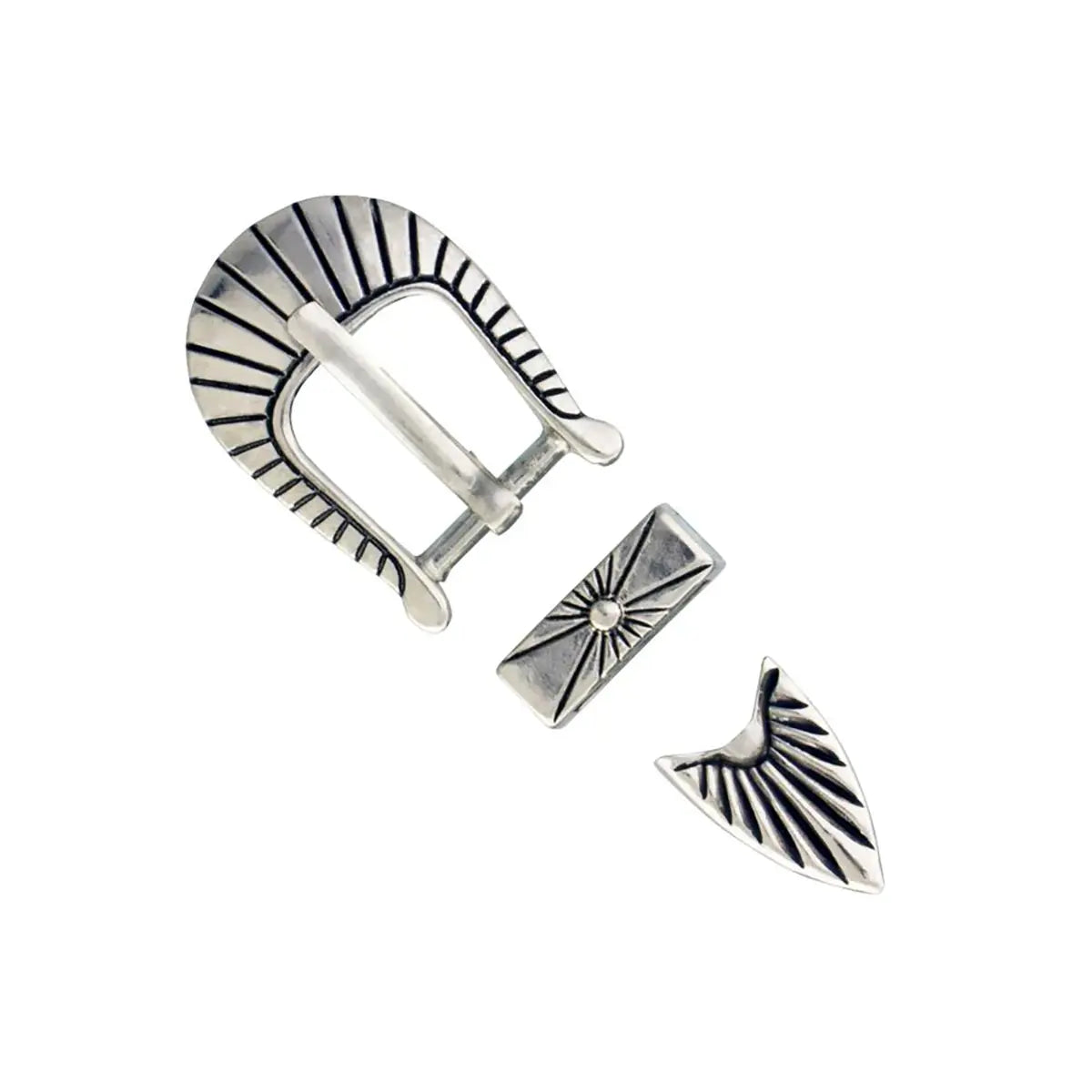 Southwest 3 Piece Buckle Set 3/8 Inch.