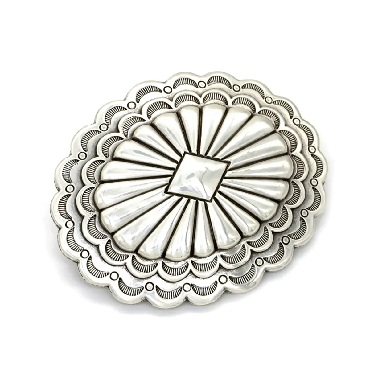 Southwest Scalloped Trophy Buckle.