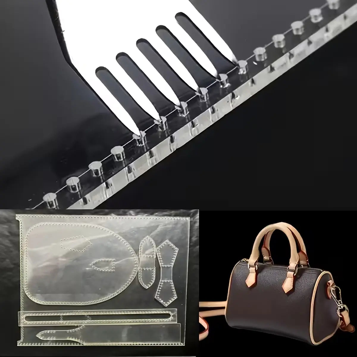 Speedy Purse Handbag Acrylic Template.