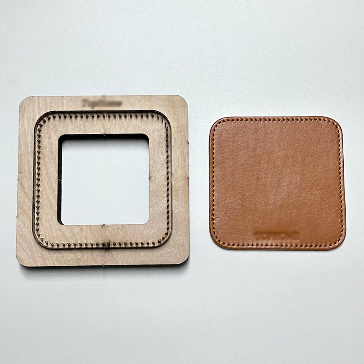 Square Drink Coaster Leather Cutting Die, 105mm.