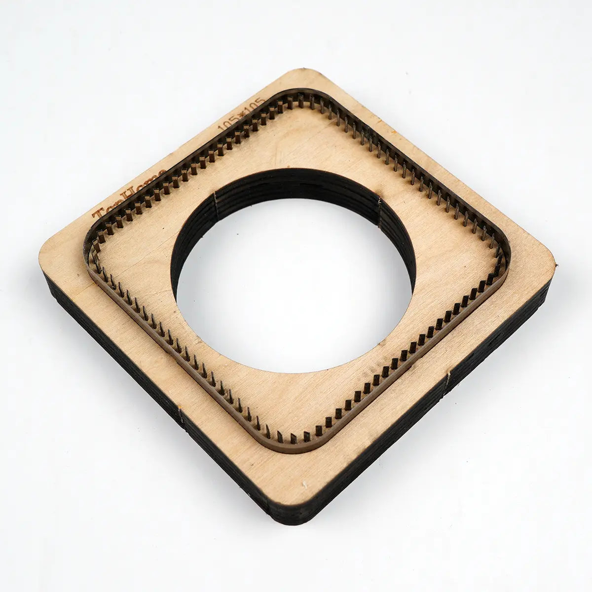 Square Drink Coaster Leather Cutting Die, 105mm.