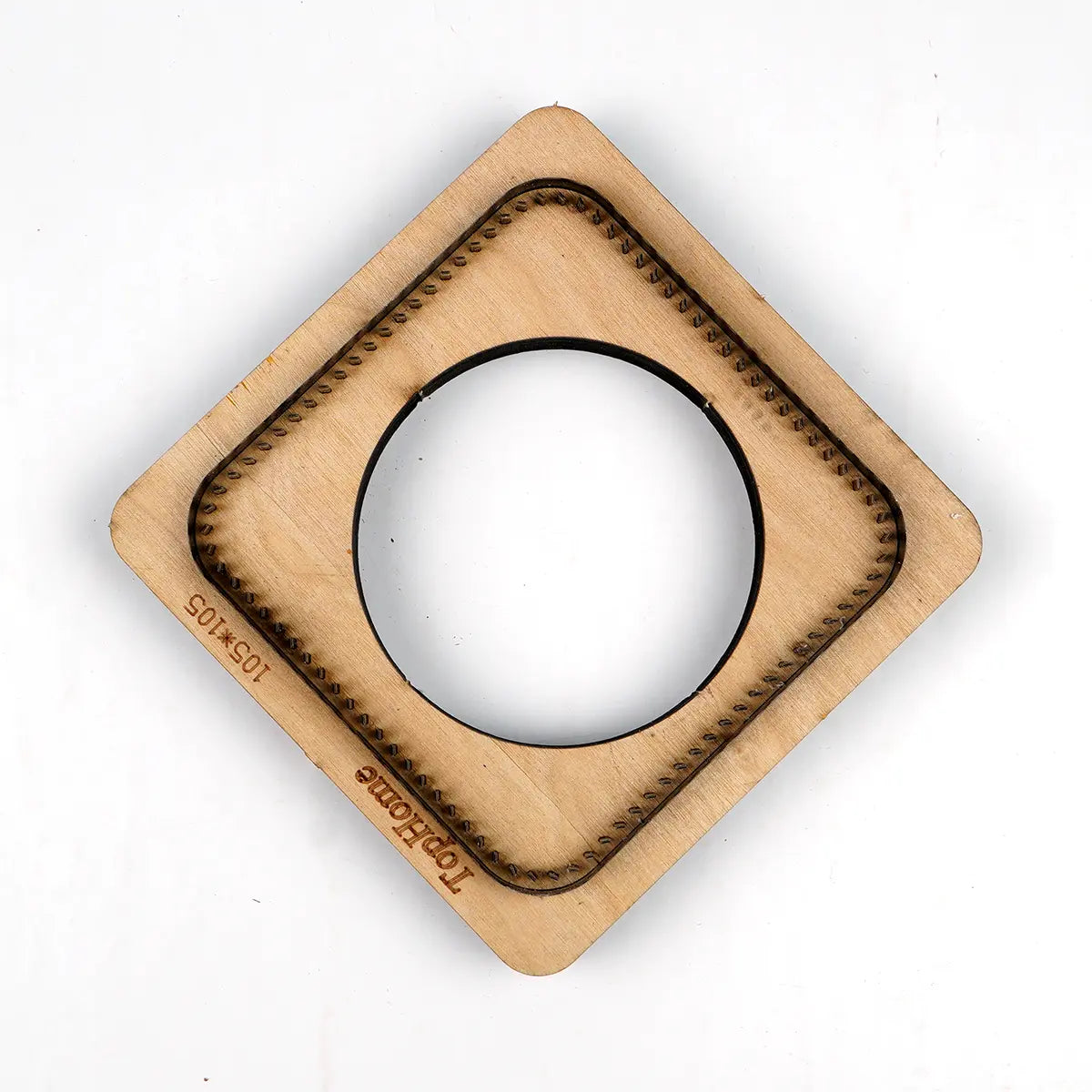 Square Drink Coaster Leather Cutting Die, 105mm.
